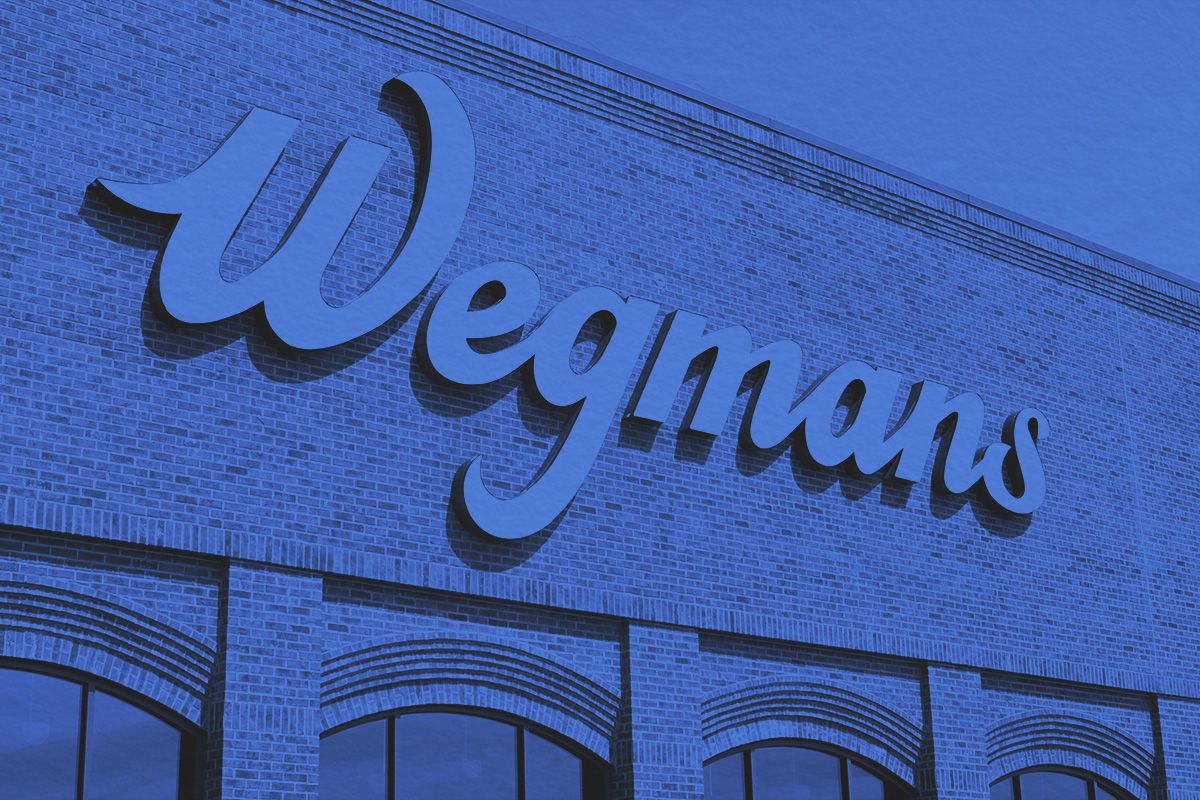 Exterior of a Wegmans supermarket