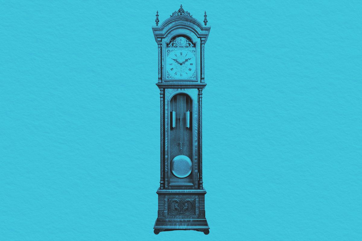 Wooden Grandfather Clock