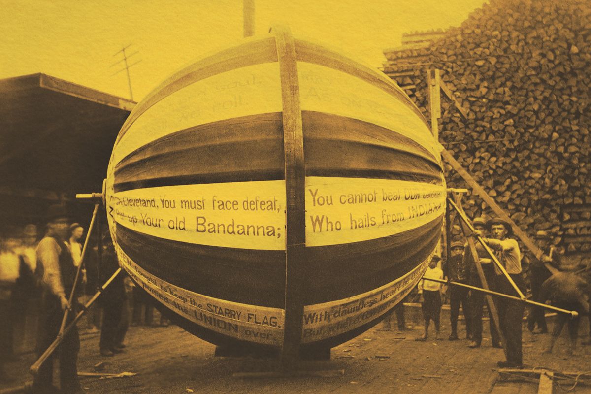 Great Republican Harrison and Morton campaign ball