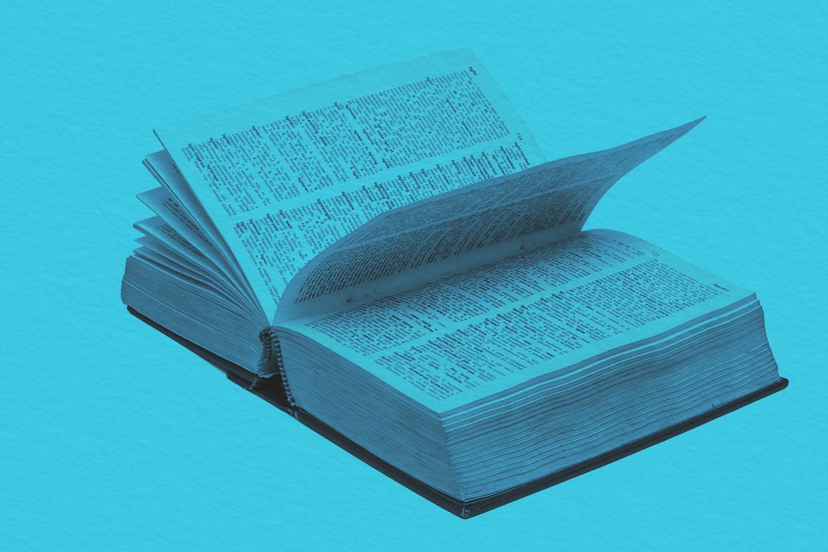 Opened dictionary