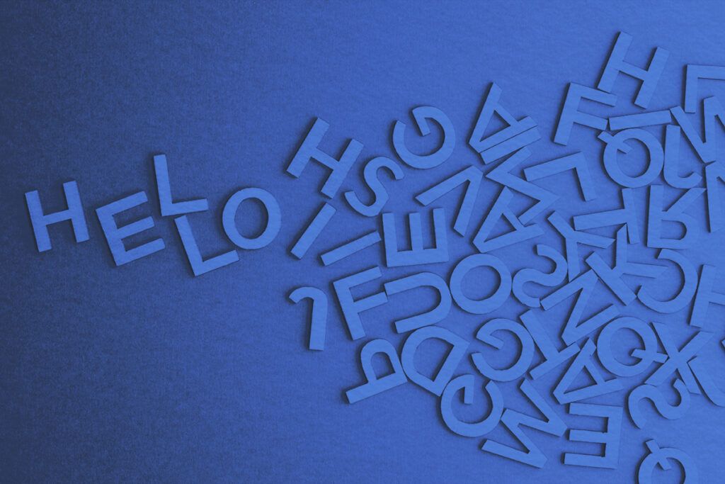 wooden cut alphabet letters